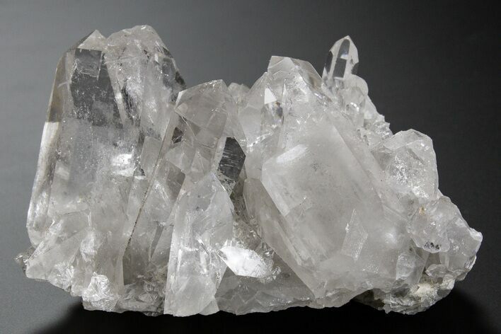 Clear Quartz Crystal Cluster - Brazil #306044